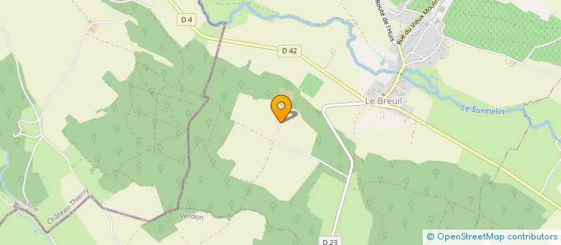 localisation de l'entreprise MONSIEUR MICHEL HENRY à LE BREUIL