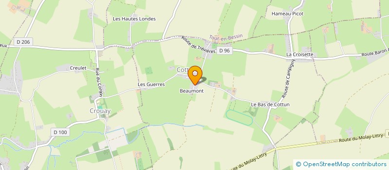 localisation de l'entreprise MONSIEUR MICHEL HENRY  BARBEVILLE