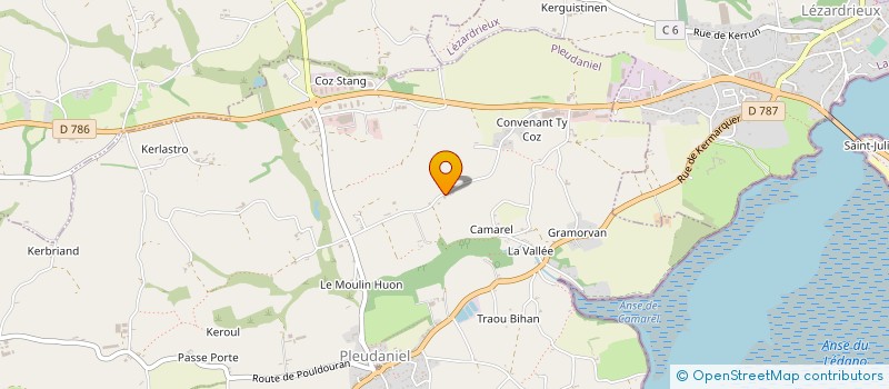 localisation de l'entreprise MONSIEUR MICHEL HENRY  PLEUDANIEL