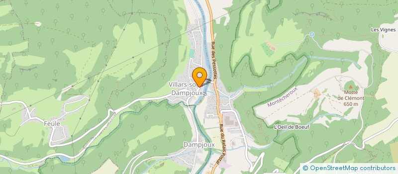 localisation de l'entreprise MONSIEUR MICHEL HERARD  VILLARS-SOUS-DAMPJOUX