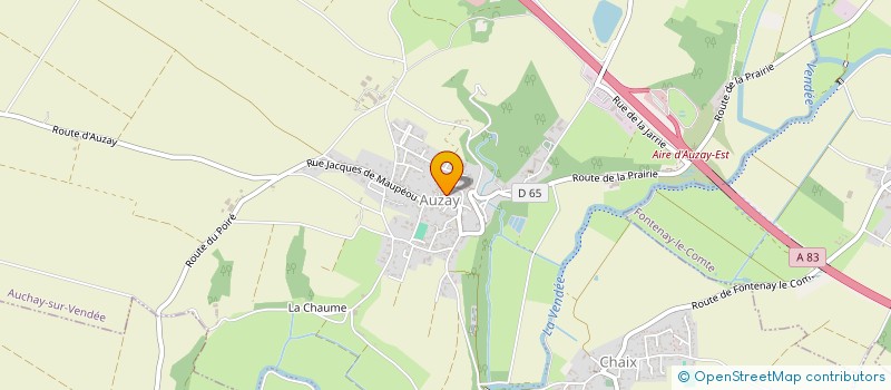 localisation de l'entreprise MONSIEUR MICHEL HERAUD  FONTENAY-LE-COMTE