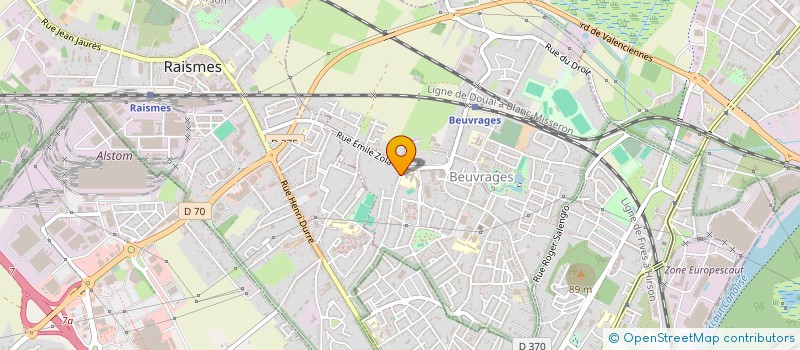 localisation de l'entreprise MONSIEUR MICHEL HERBAUT  BEUVRAGES