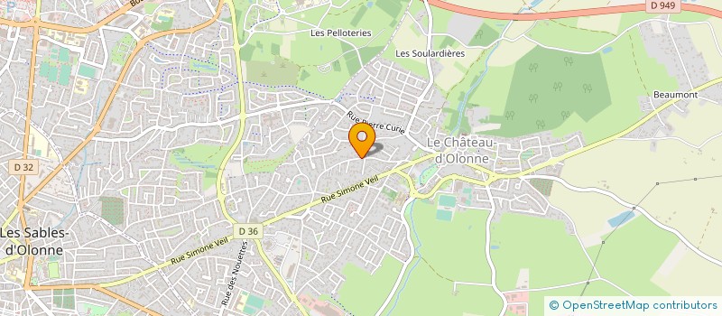 localisation de l'entreprise MONSIEUR MICHEL HERBERT à LES SABLES D'OLONNE