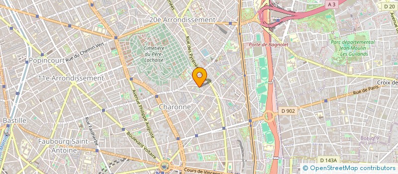 localisation de l'entreprise MONSIEUR MICHEL HERBET  PARIS