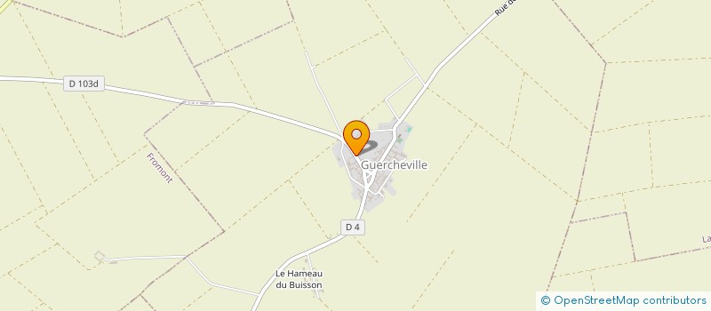 localisation de l'entreprise MONSIEUR MICHEL HERBLOT  GUERCHEVILLE