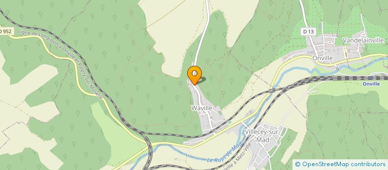 localisation de l'entreprise MONSIEUR MICHEL HERBY  WAVILLE