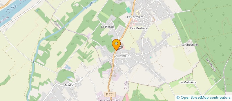 localisation de l'entreprise MONSIEUR MICHEL HERCOUET  MONTHOU-SUR-BIEVRE