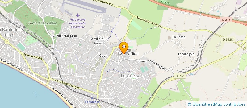 localisation de l'entreprise MONSIEUR MICHEL HERIN  LA BAULE-ESCOUBLAC