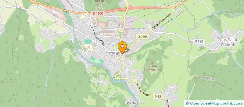 localisation de l'entreprise MONSIEUR MICHEL HERISSON-GARIN à FAVERGES-SEYTHENEX