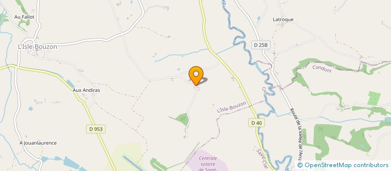 localisation de l'entreprise MONSIEUR MICHEL HERITEAU  L'ISLE-BOUZON