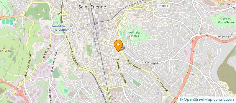 localisation de l'entreprise MONSIEUR MICHEL HERITIER à SAINT-ETIENNE