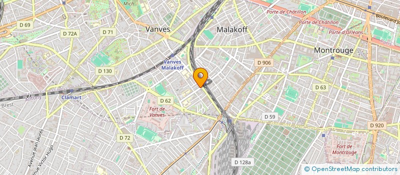 localisation de l'entreprise MONSIEUR MICHEL HERMAN à MALAKOFF