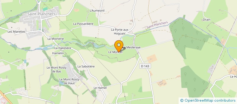 localisation de l'entreprise MONSIEUR MICHEL HERPIN  SAINT-PLANCHERS