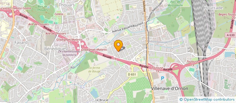 localisation de l'entreprise MONSIEUR MICHEL HERRERA  VILLENAVE D ORNON