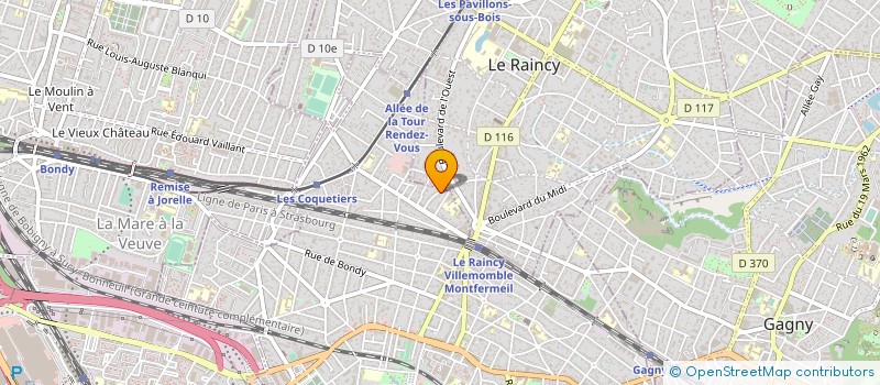 localisation de l'entreprise MONSIEUR MICHEL HERREWYN à VILLEMOMBLE