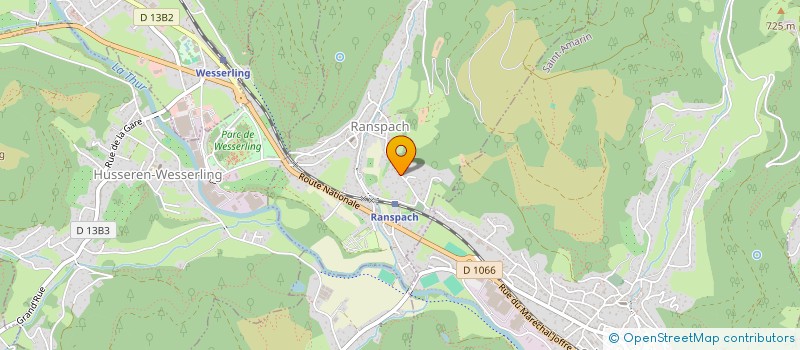localisation de l'entreprise MONSIEUR MICHEL HERTER  RANSPACH