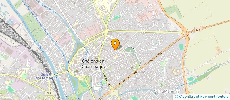 localisation de l'entreprise MONSIEUR MICHEL HERVAULT à CHALONS-EN-CHAMPAGNE