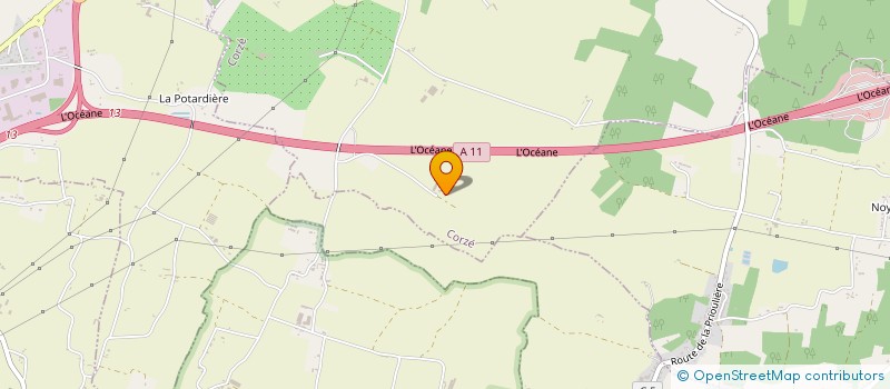 localisation de l'entreprise MONSIEUR MICHEL HERVE  CORZE