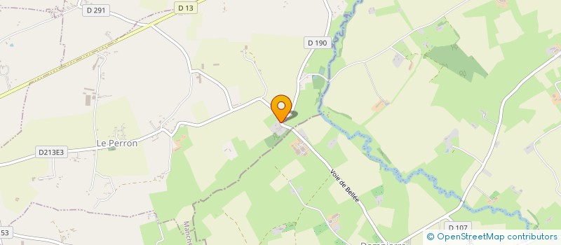 localisation de l'entreprise MONSIEUR MICHEL HERVIEU  LE PERRON