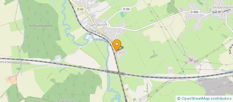 localisation de l'entreprise MONSIEUR MICHEL HICK  SARRALTROFF