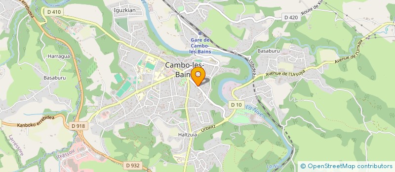 localisation de l'entreprise MONSIEUR MICHEL HIRIGOYEN  CAMBO-LES-BAINS