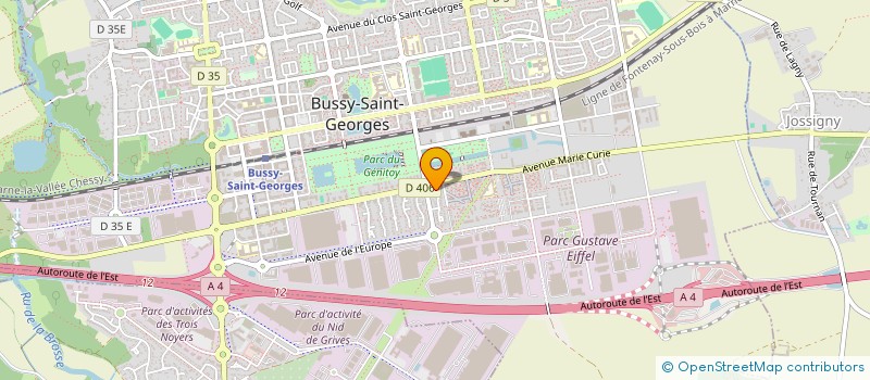 localisation de l'entreprise MONSIEUR MICHEL HOANG  BUSSY-SAINT-GEORGES