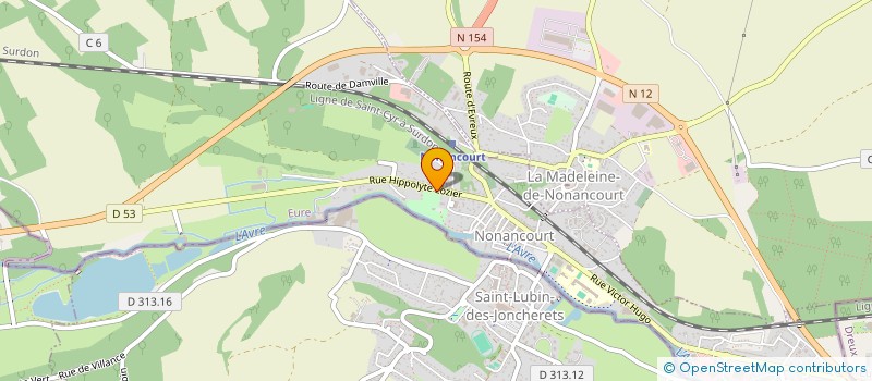 localisation de l'entreprise MONSIEUR MICHEL HOETTEL  NONANCOURT