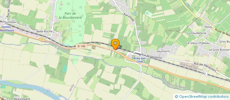 localisation de l'entreprise MONSIEUR MICHEL HOGNON  MONTLOUIS-SUR-LOIRE