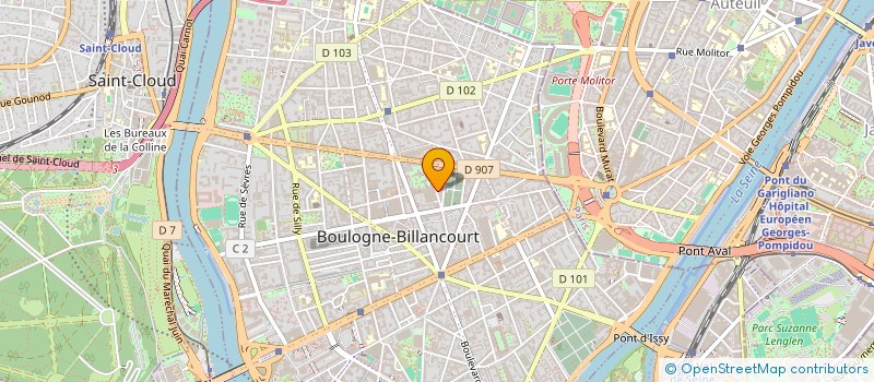 localisation de l'entreprise MONSIEUR MICHEL HOLMOGOROF à BOULOGNE-BILLANCOURT