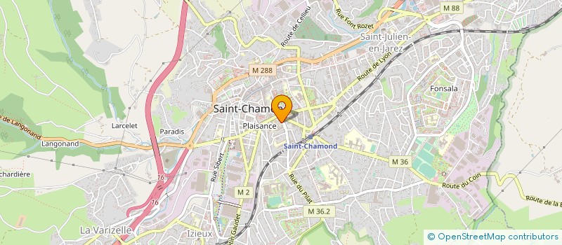 localisation de l'entreprise MONSIEUR MICHEL HORNECKER  SAINT-CHAMOND