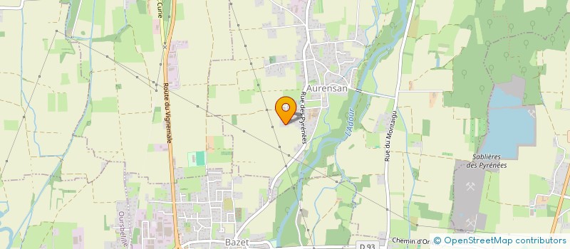 localisation de l'entreprise MONSIEUR MICHEL HORTA  AURENSAN