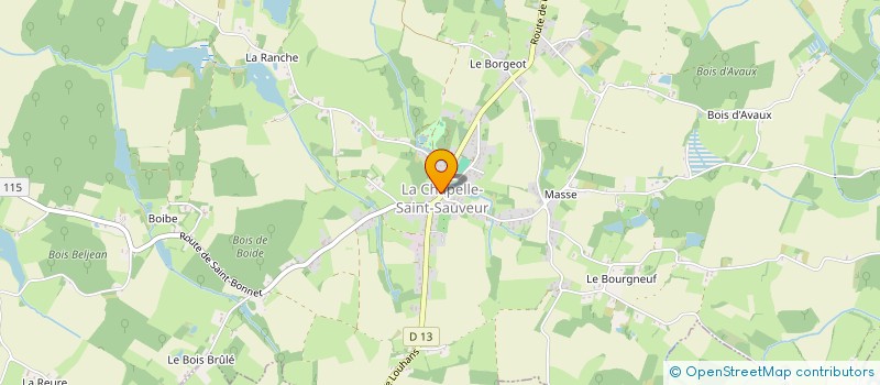 localisation de l'entreprise MONSIEUR MICHEL HOSPICE à SAINT-BONNET-EN-BRESSE