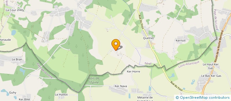 localisation de l'entreprise MONSIEUR MICHEL HOUBLOUP  FEREL