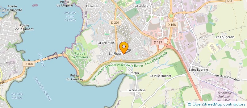 localisation de l'entreprise MONSIEUR MICHEL HOUDUSSE  SAINT-MALO