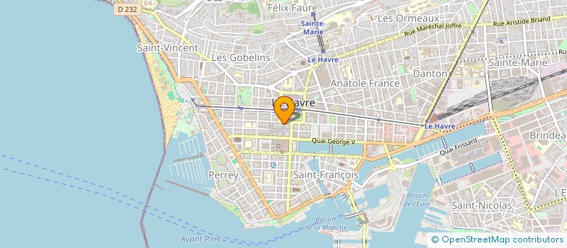 localisation de l'entreprise MONSIEUR MICHEL HOULE à LE HAVRE