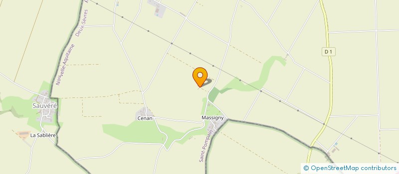 localisation de l'entreprise MONSIEUR MICHEL HOUMEAU  SAINT-POMPAIN