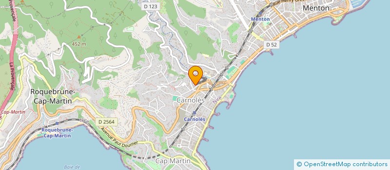 localisation de l'entreprise MONSIEUR MICHEL HOUPERT à ROQUEBRUNE-CAP-MARTIN