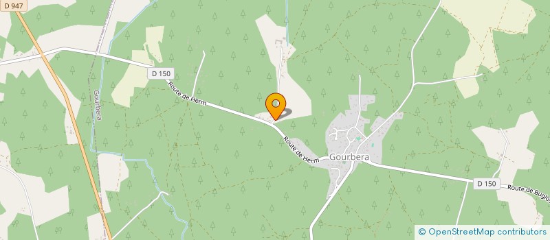 localisation de l'entreprise MONSIEUR MICHEL HOURTON  GOURBERA
