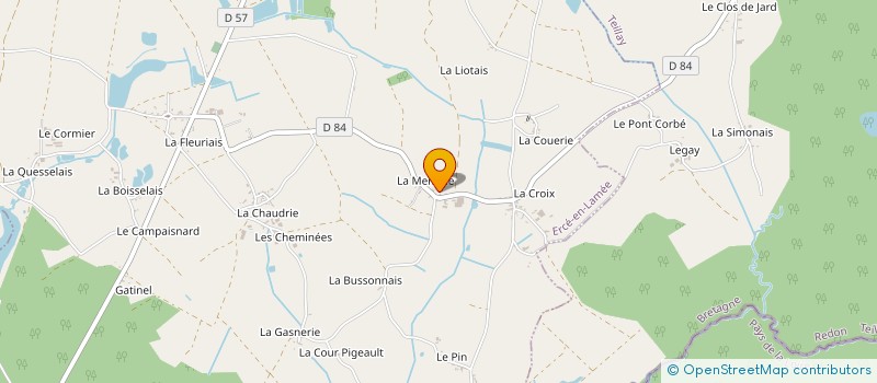 localisation de l'entreprise MONSIEUR MICHEL HOUSSAIS  ERCE-EN-LAMEE