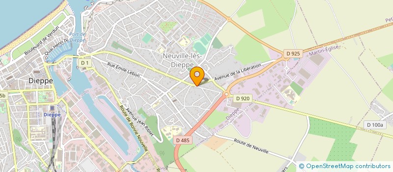 localisation de l'entreprise MONSIEUR MICHEL HOVAERE à DIEPPE