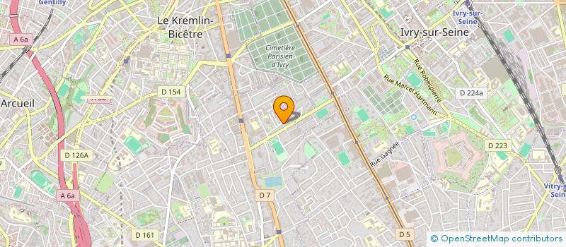 localisation de l'entreprise MONSIEUR MICHEL HUANG  VILLEJUIF