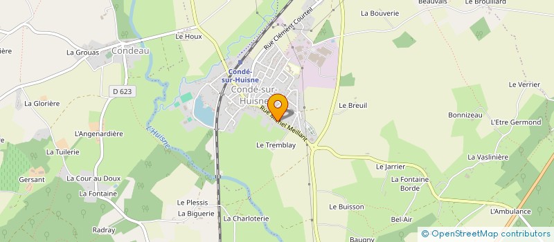 localisation de l'entreprise MONSIEUR MICHEL HUARD à SABLONS-SUR-HUISNE