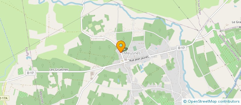 localisation de l'entreprise MONSIEUR MICHEL HUARD DE VERNEUIL  MEUSNES