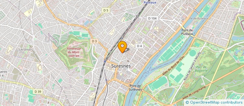 localisation de l'entreprise MONSIEUR MICHEL HUBY à SURESNES