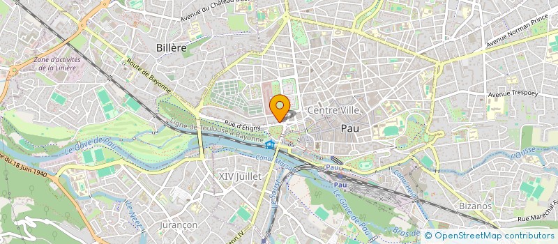 localisation de l'entreprise MONSIEUR MICHEL HUC à PAU