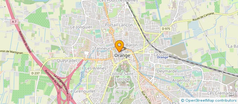 localisation de l'entreprise MONSIEUR MICHEL HUE  ORANGE