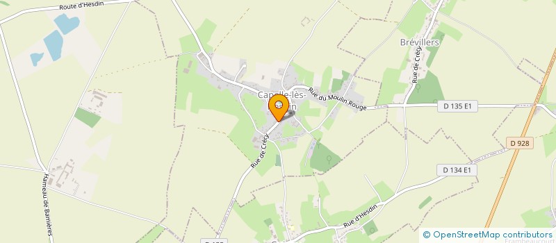 localisation de l'entreprise MONSIEUR MICHEL HUE  BREVILLERS