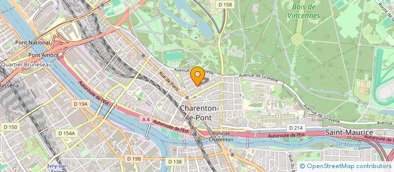 localisation de l'entreprise MONSIEUR MICHEL HUET à CHARENTON-LE-PONT