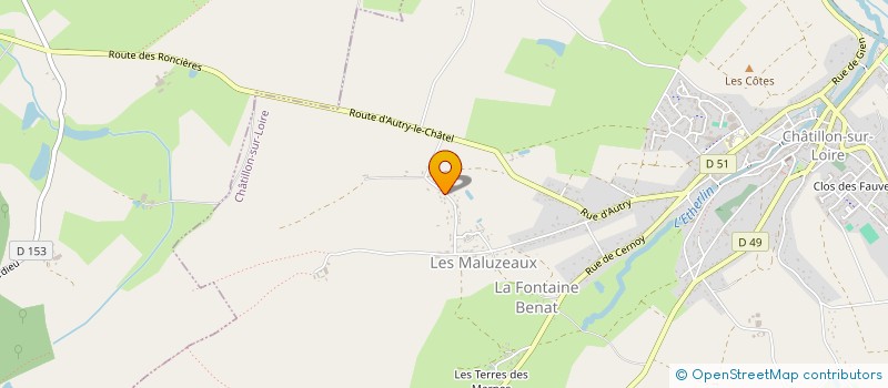 localisation de l'entreprise MONSIEUR MICHEL HUET à CHATILLON-SUR-LOIRE