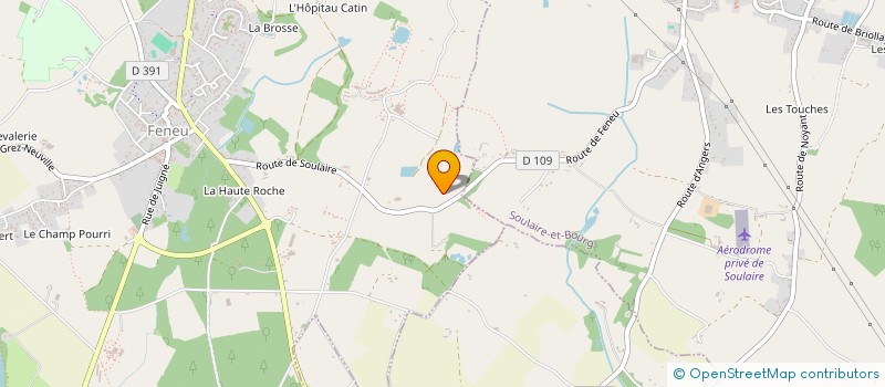 localisation de l'entreprise MONSIEUR MICHEL HUET  FENEU